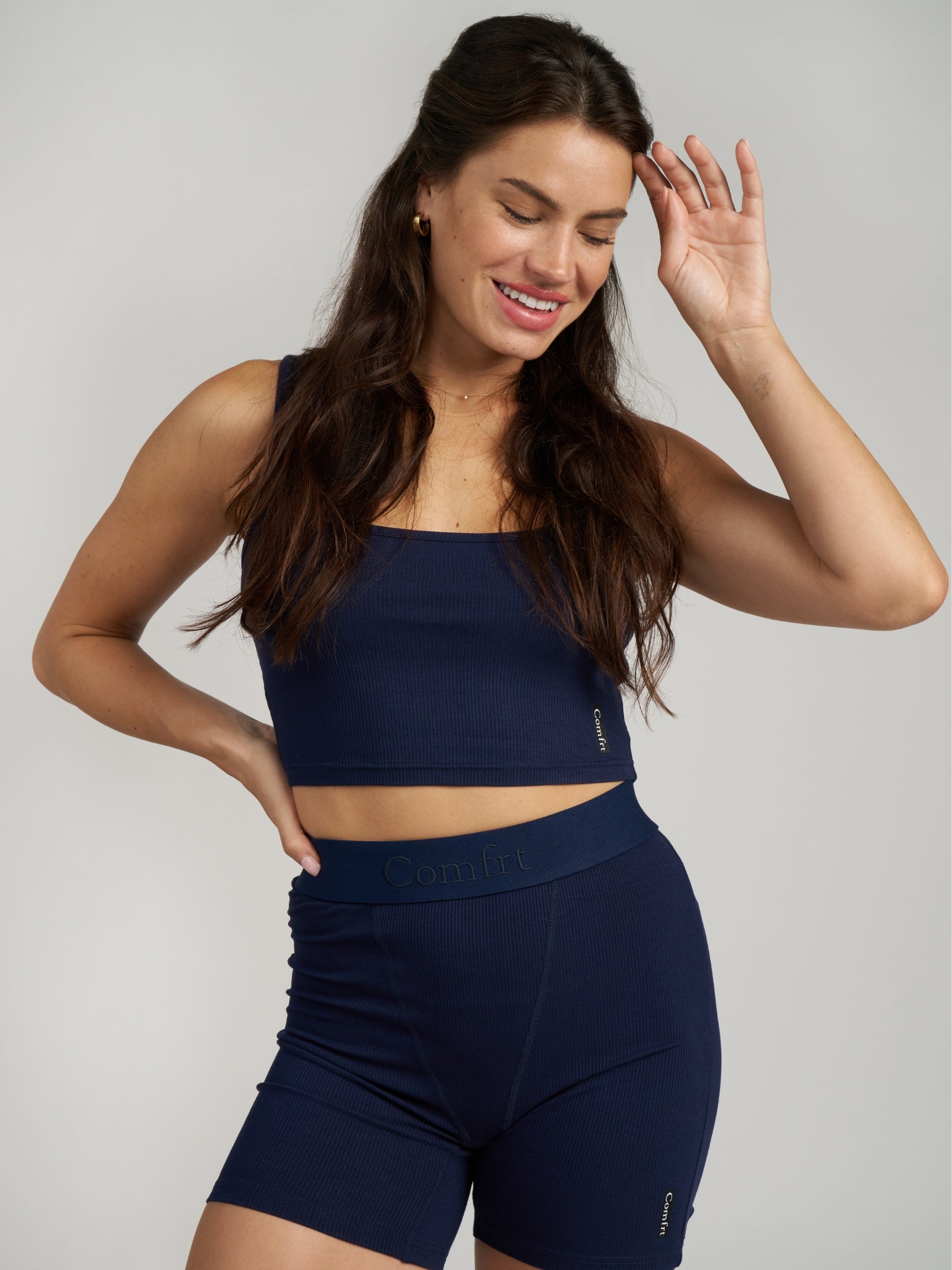 Rib Contour Crop Tank