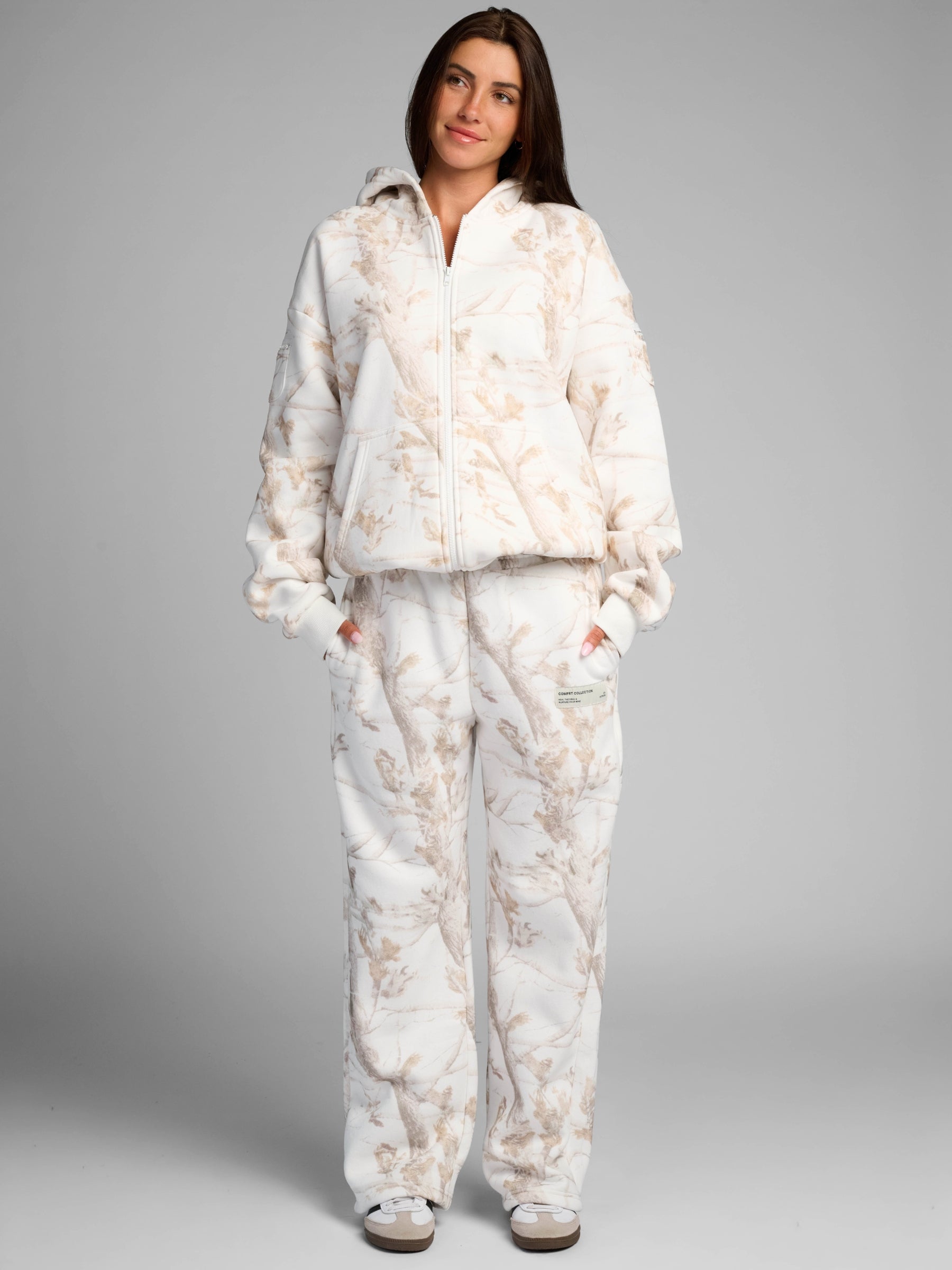 Camo Straight Leg Sweatpants - Pre Order