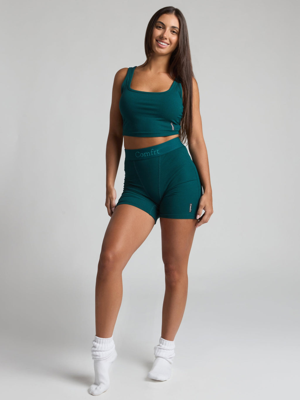 Rib Contour Crop Tank