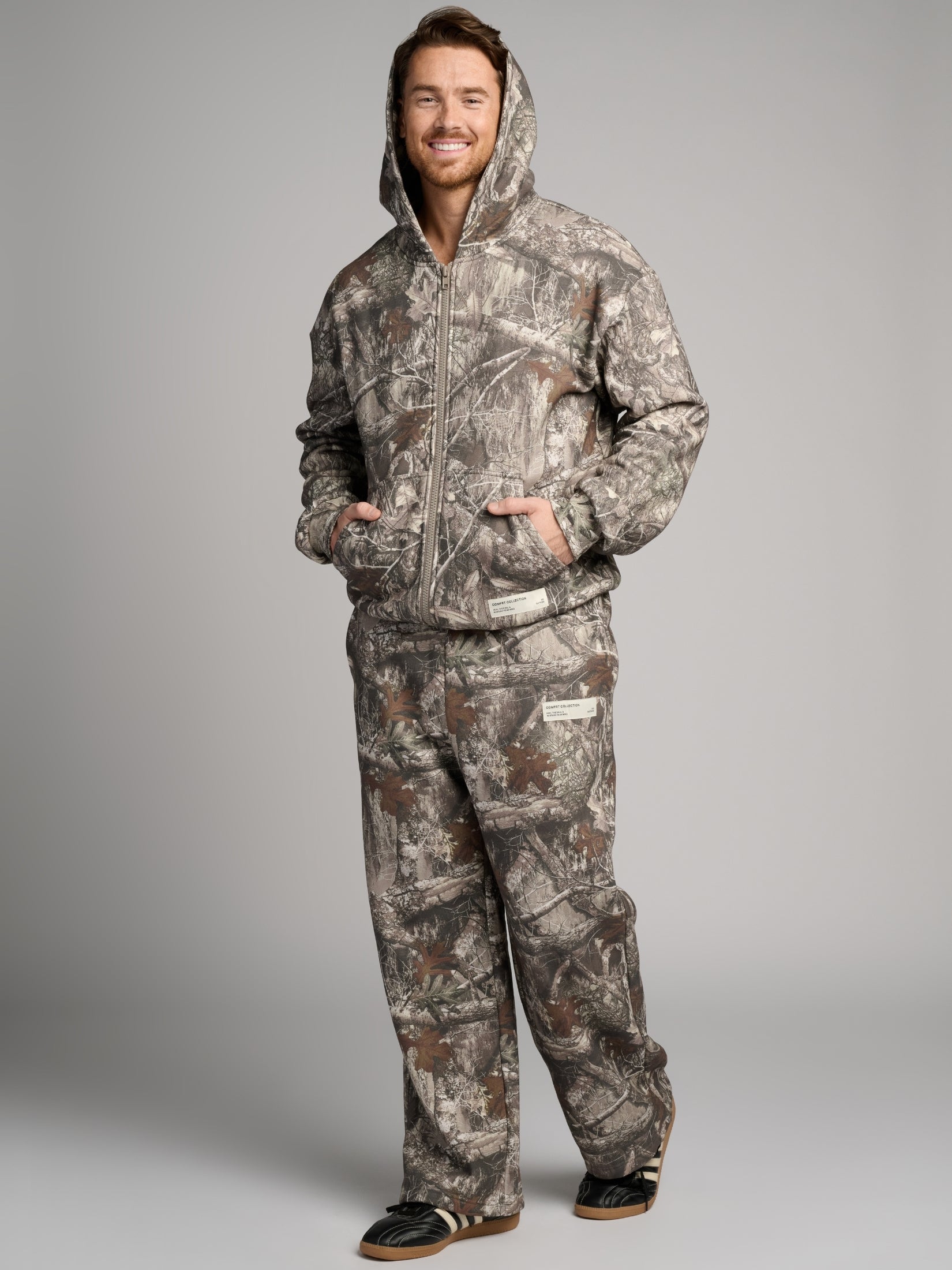 Camo Straight Leg Sweatpants - Pre Order