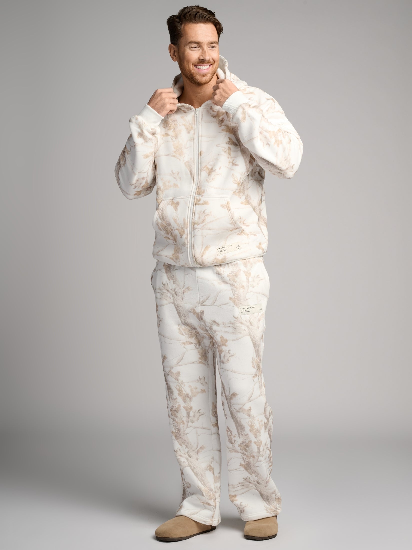 Camo Straight Leg Sweatpants - Pre Order