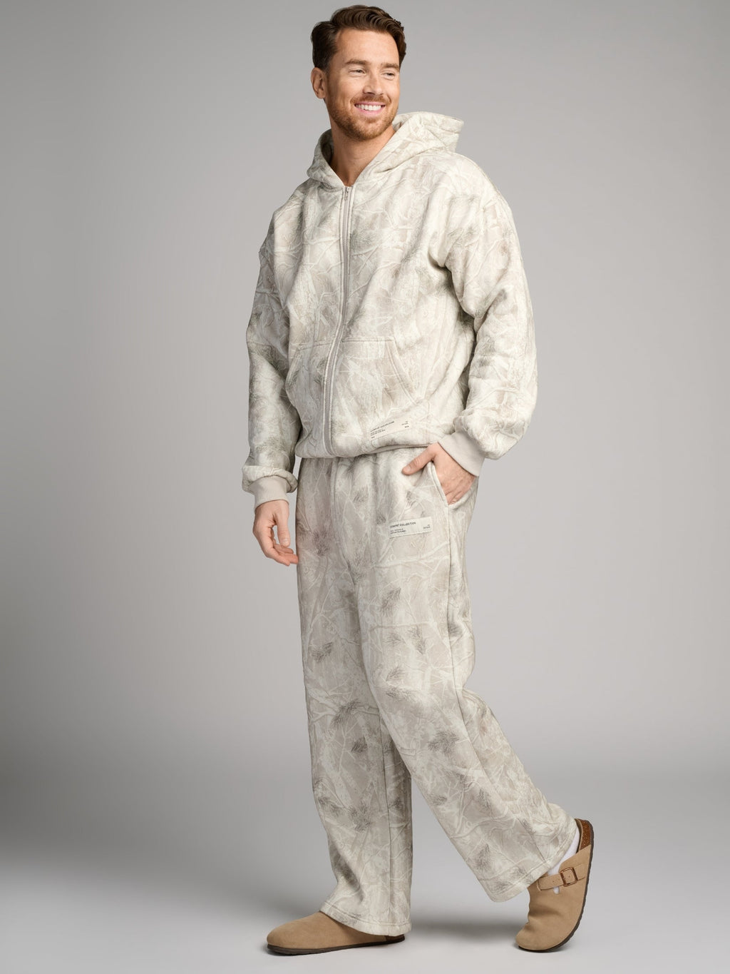 Camo Straight Leg Sweatpants - Pre Order