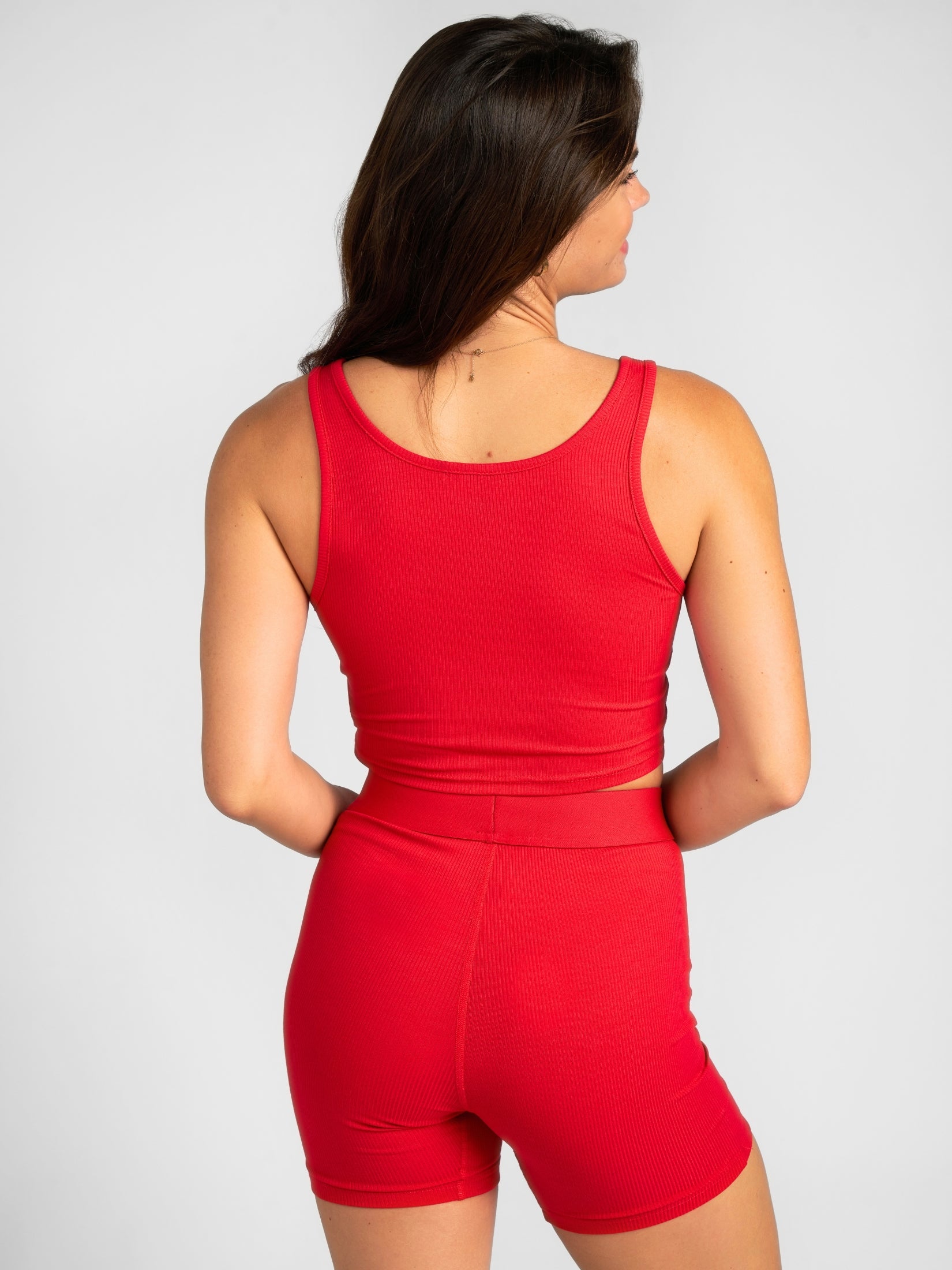 Rib Contour Crop Tank