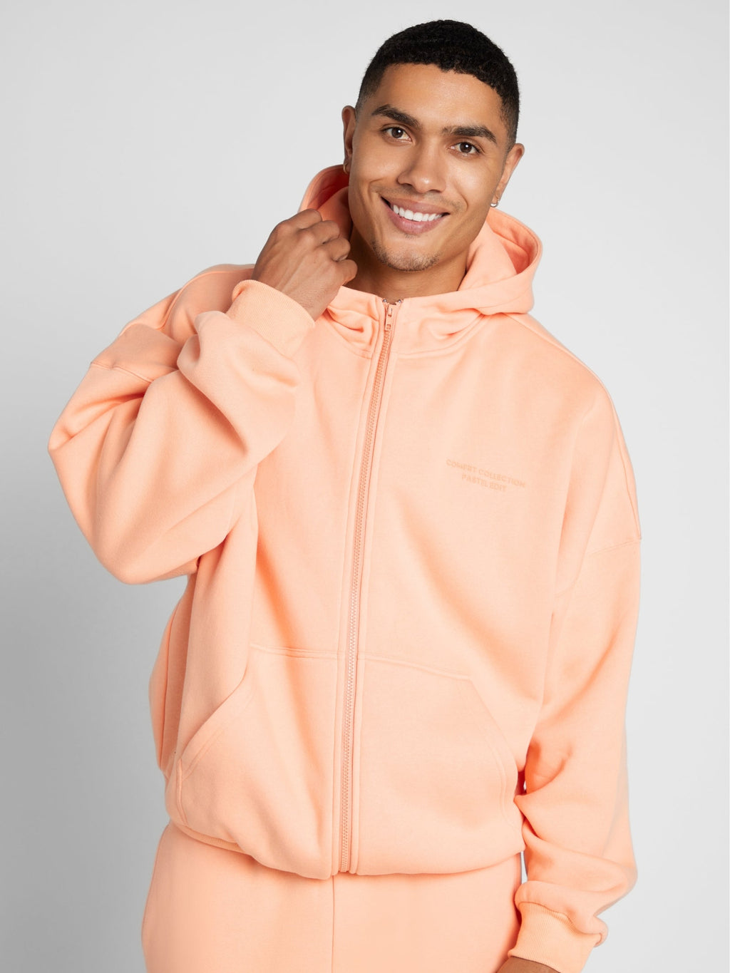 Pastel Zip Hoodie