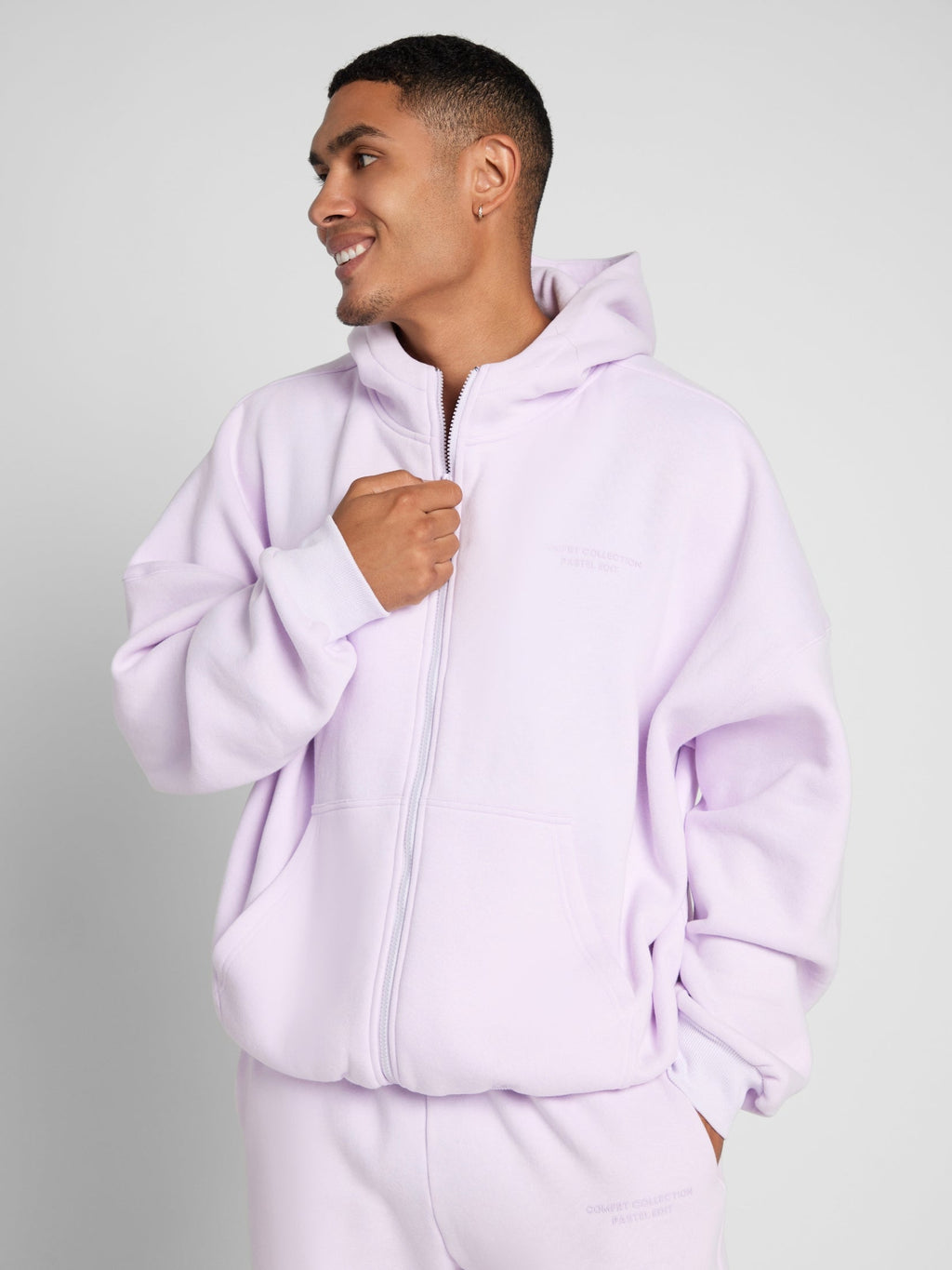Pastel Zip Hoodie
