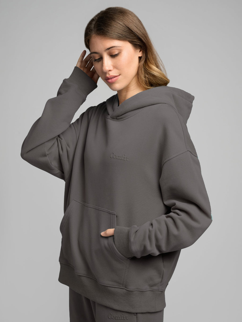 Halo Lightweight Crop Hoodie