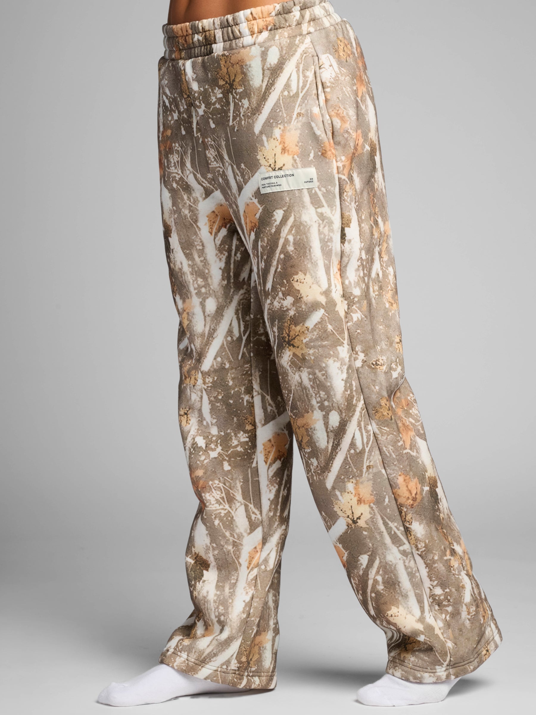 Camo Straight Leg Sweatpants - Pre Order