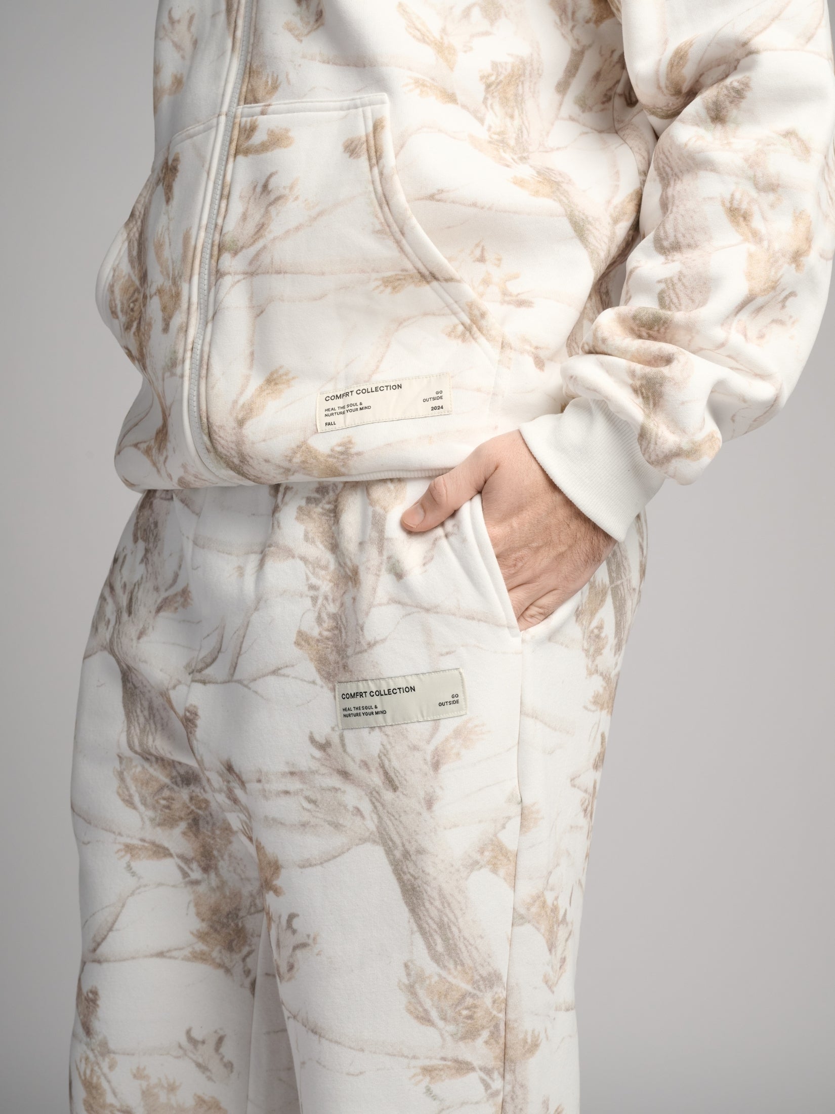 Camo Straight Leg Sweatpants - Pre Order