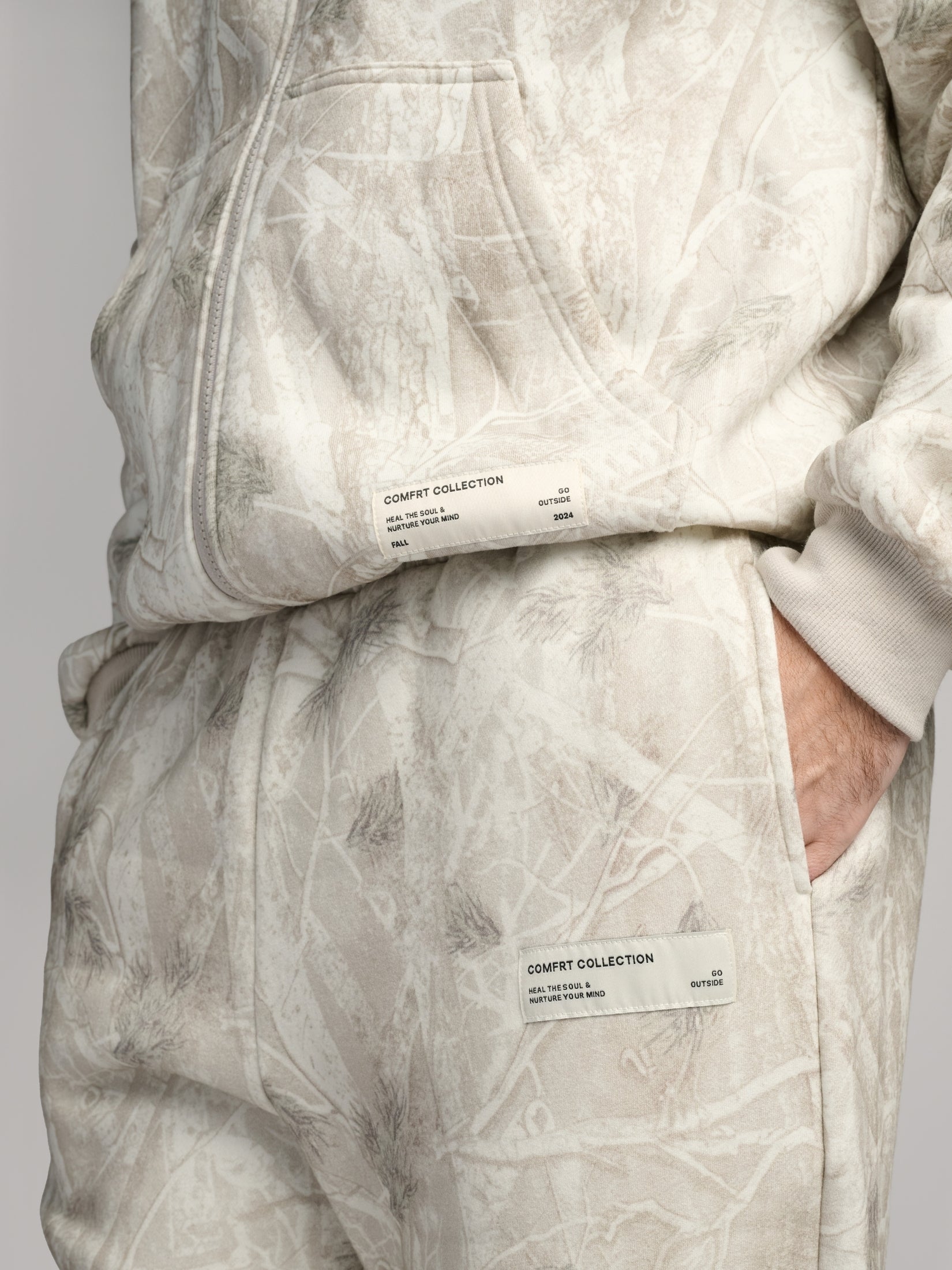 Camo Straight Leg Sweatpants - Pre Order