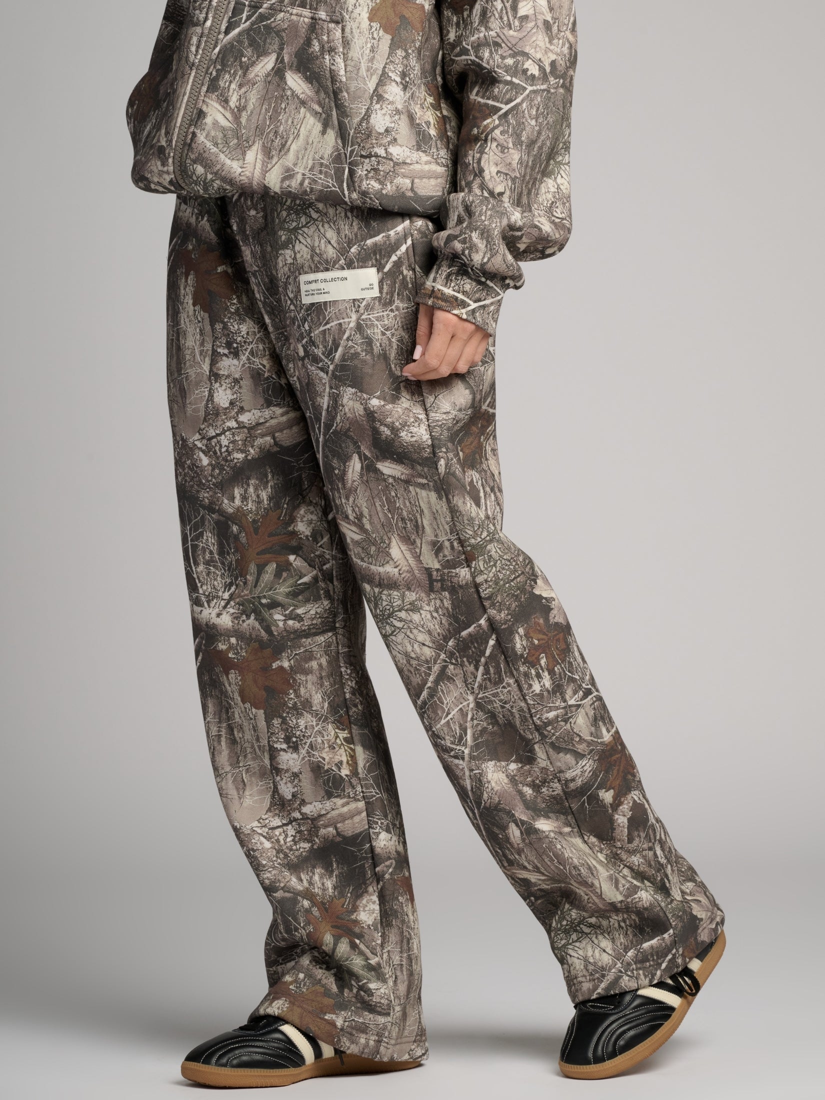 Camo Straight Leg Sweatpants - Pre Order