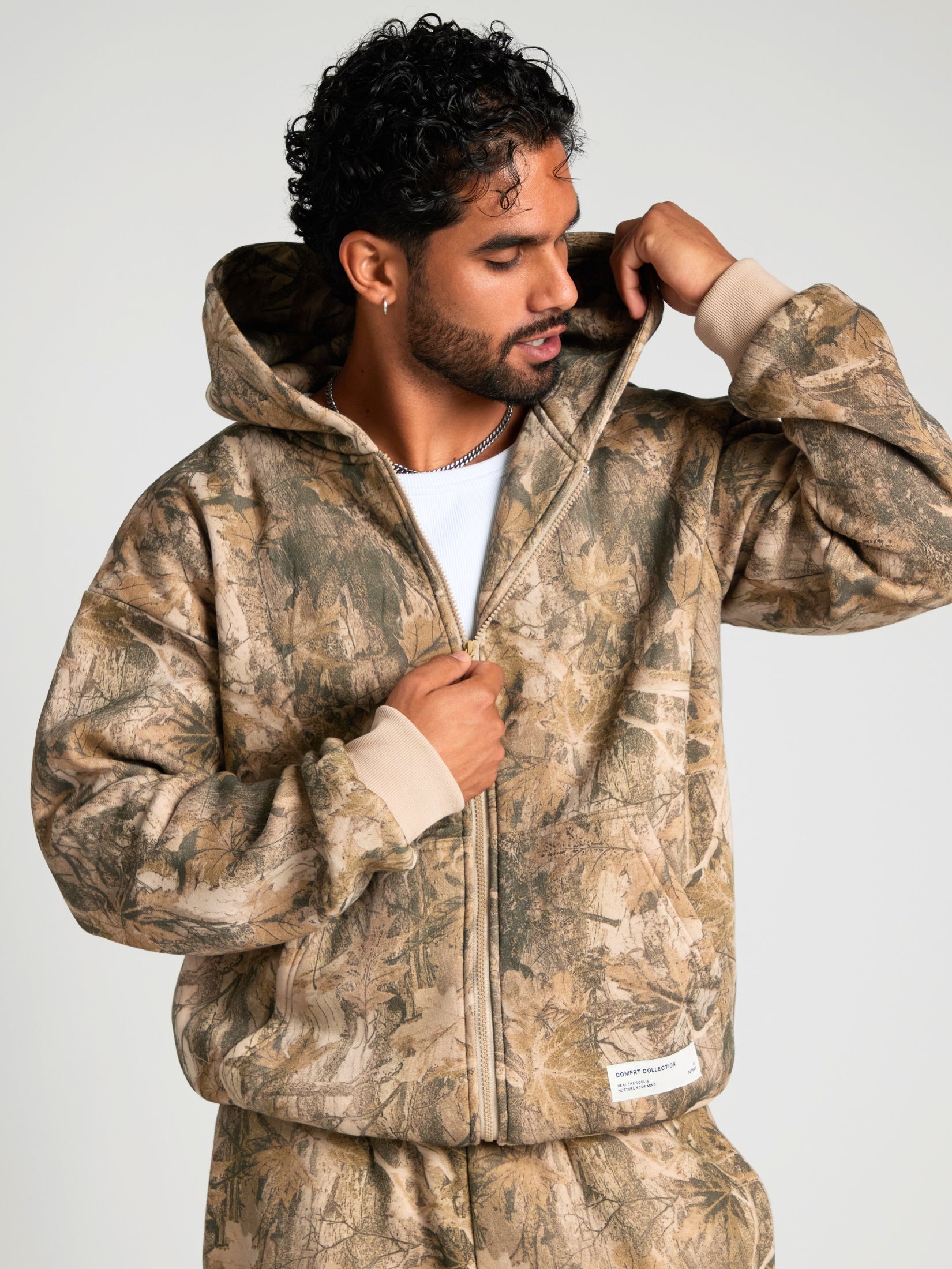 Camo Zip Hoodie - Pre-Order