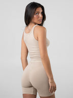 Rib Contour Crop Tank