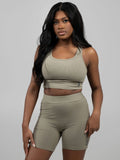 Rib Contour Crop Tank