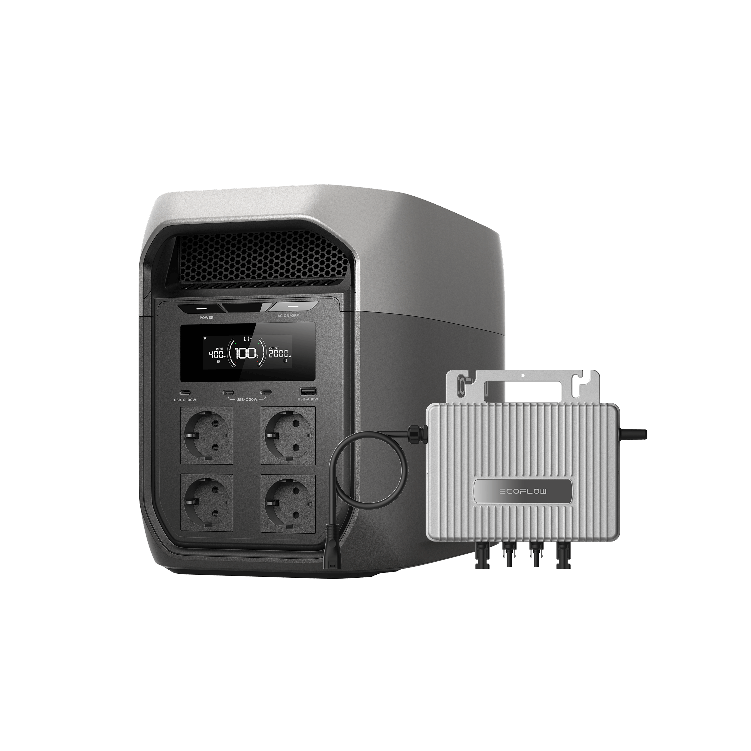 EcoFlow DELTA 3 Max Serie (2 048 Wh) Tragbare Powerstation