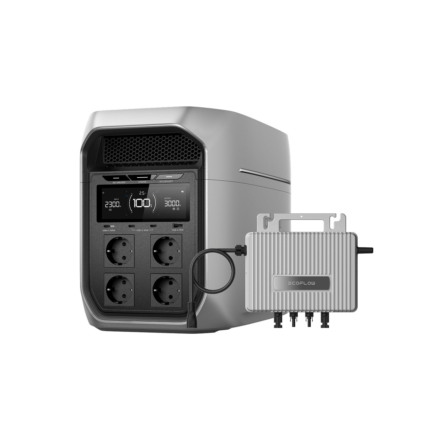 EcoFlow DELTA 3 Max Serie (2 048 Wh) Tragbare Powerstation